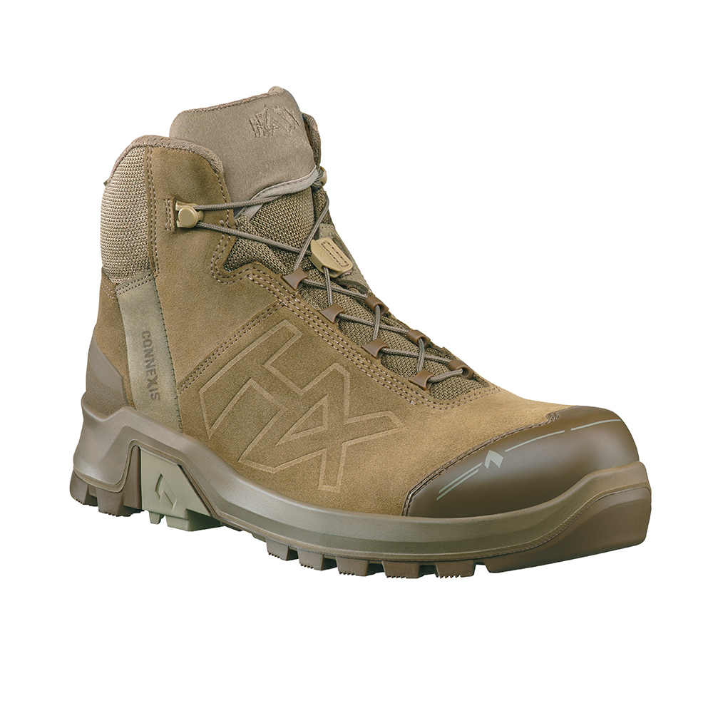 Bild von HAIX® CONNEXIS 631022 Safety+ GTX LTR mid/coyote Sicherheitsstiefel S3 ESD mit GORE-TEX® Ausstattung und Faszienstimulation