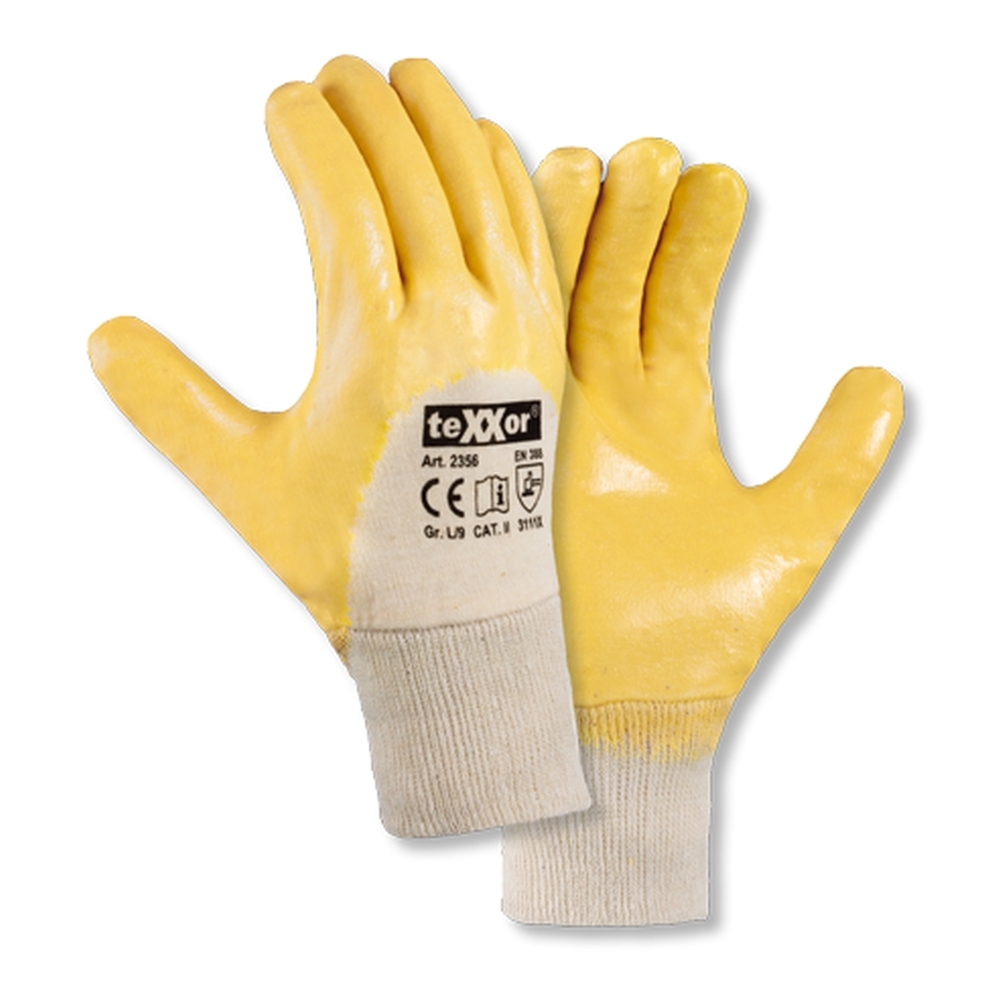 Bild von teXXor® Nitril-Handschuhe 2356 mit STRICKBUND 