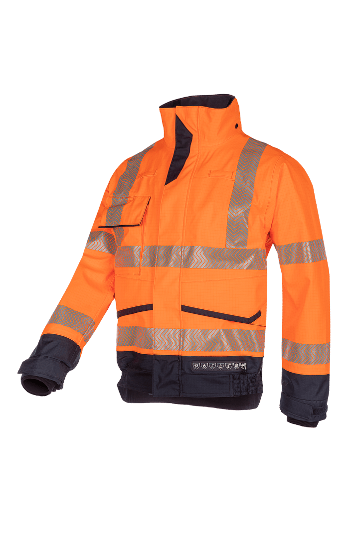 Bild von SIOEN® Frovik 8524 Warnschutz-Regenblouson mit ARC Schutz