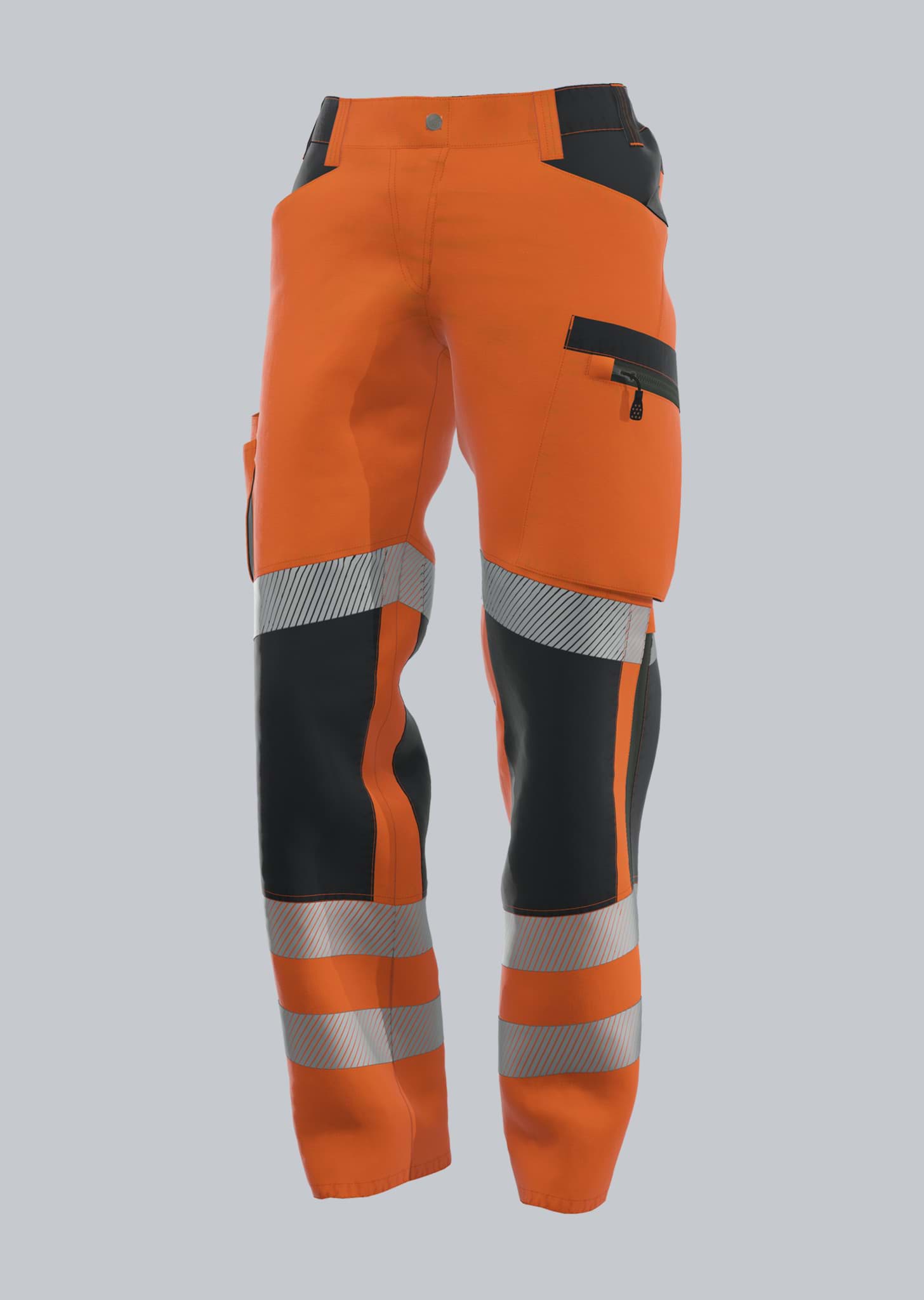 Bild von BP® Warnschutz-Stretch-Hose 2046 mit Knietaschen für Damen 