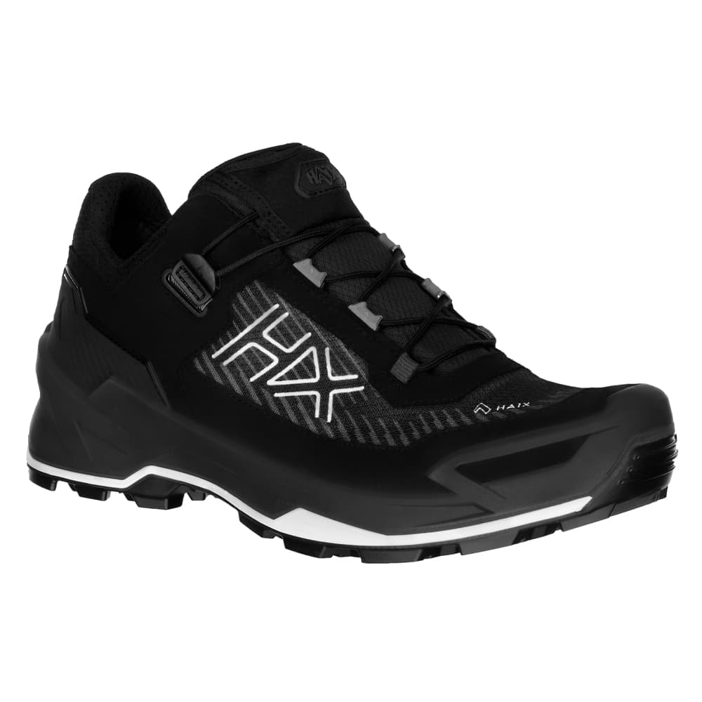 HAIX® Black Eagle EVO Adventure GTX Ws low black-silver – Wasserdichte Outdoor- und Freizeitschuhe für Damen mit GORE-TEX®