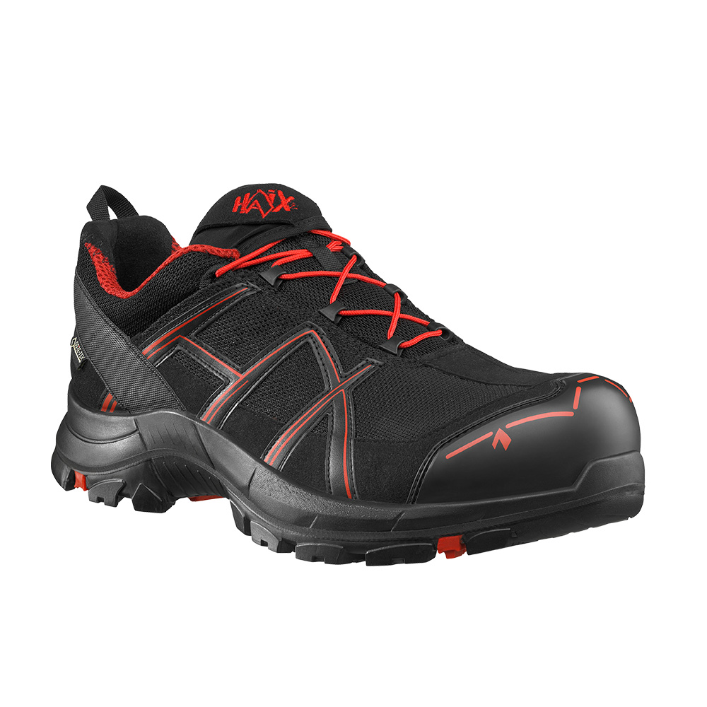 Bild von HAIX® Black Eagle Safety 40.1 low/black-red 610002, Sicherheitshalbschuh S3 ESD mit GORE-TEX® Ausstattung